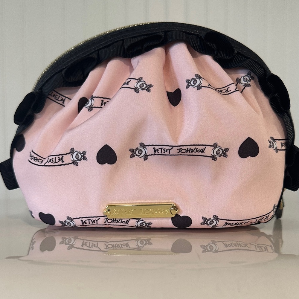 Betsey Johnson Cosmetic Travel Bag